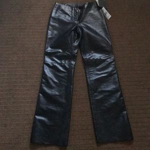 Black never been worn leather pants